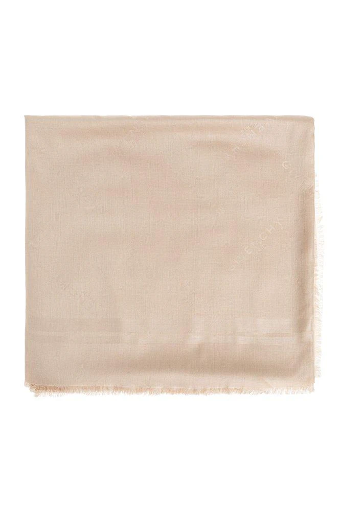 Givenchy Givenchy Monogram Frayed Edge Scarf