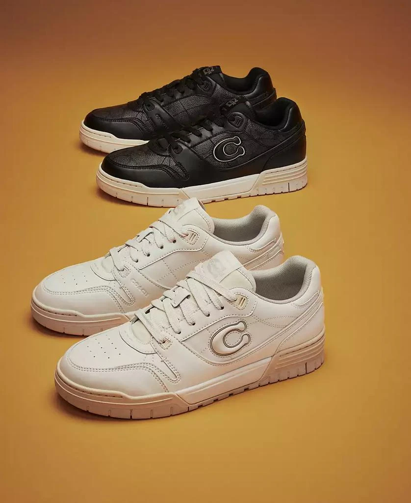 Coach SoHo Leather Lace-Up Casual Sneakers 8
