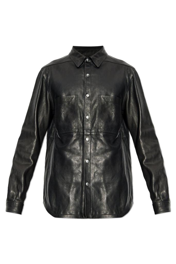 Rick Owens leather outer shirt 44 Sサイズ Rick Owens leather outer shirt 44 Sサイズ RICK OWENS - Men
