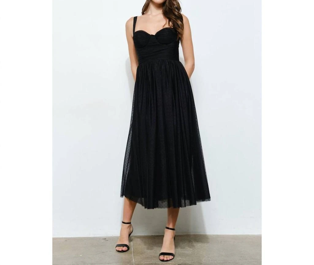 Ina Fashion - Mini Dot Tulle Bustier Midi Dress  On Sale Now with Up to  52% Off | Discover Exclusive Deals & Savings at BeyondStyle  Authentic INA  Fashion women >