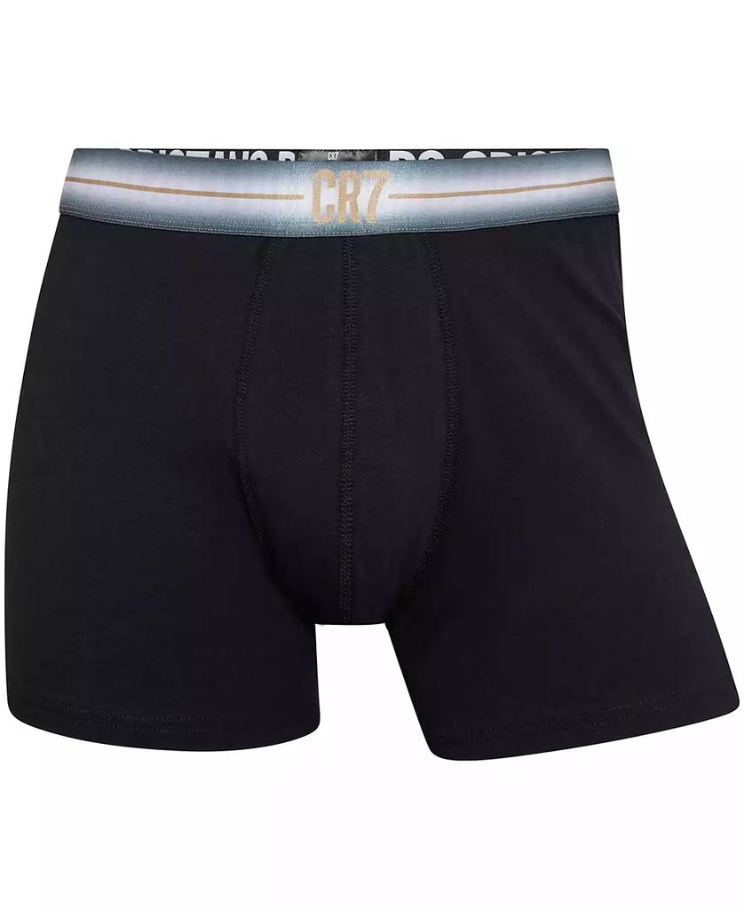 CR7 Men's Cotton Blend Comfort Waistband Trunks 10th Anniversary Gift-Box, Pack of 7