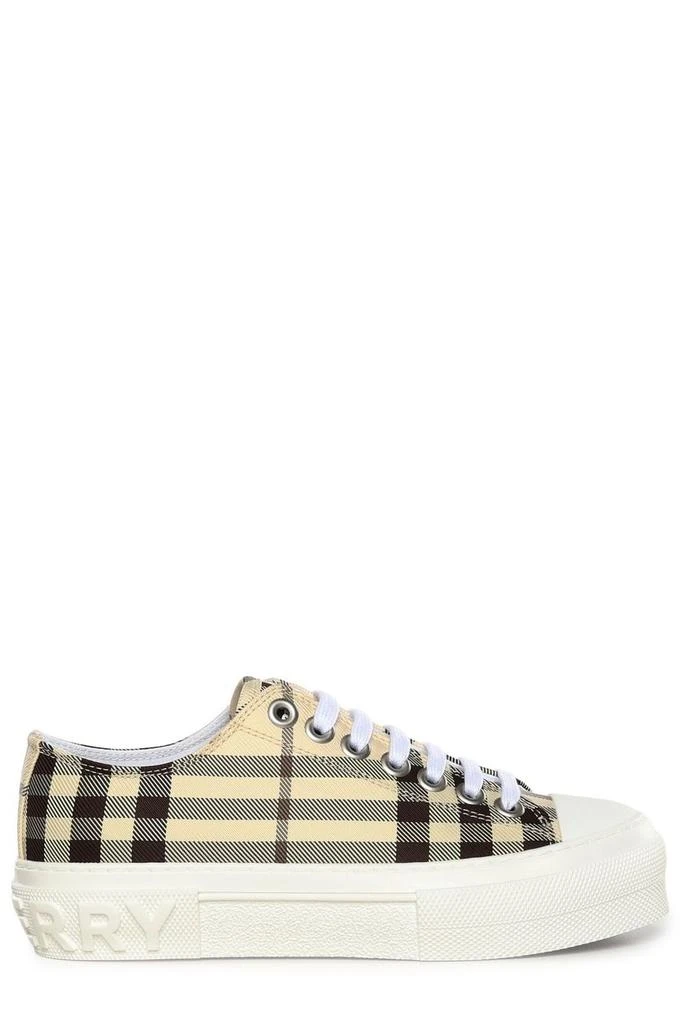 Burberry Burberry Checked Lace-Up Sneakers 1