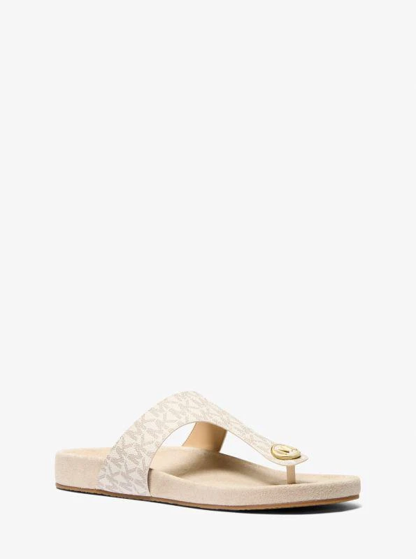 Michael Kors Lucinda Signature Logo Sandal 1