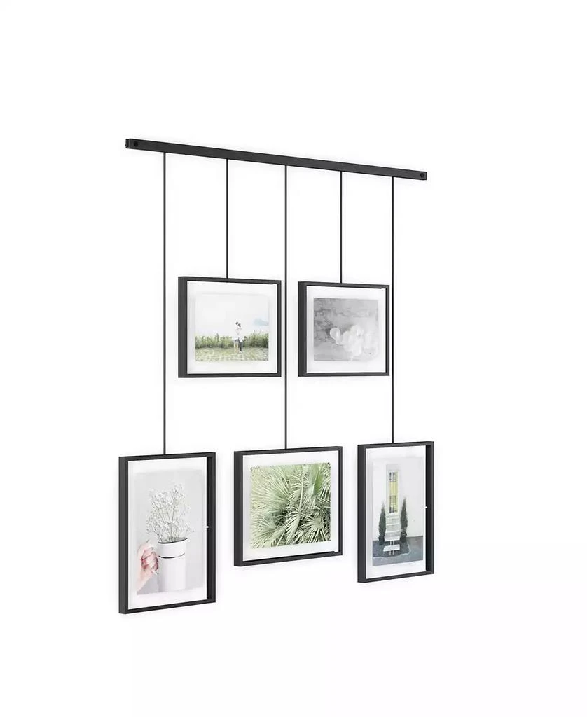 Umbra Exhibit 26" x 27.3" Multi Picture Frame Photo Display, Set of 5 4