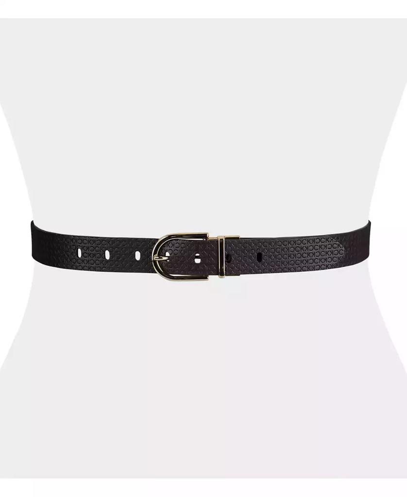 Calvin Klein Women's Embossed Casual Reversible Belt