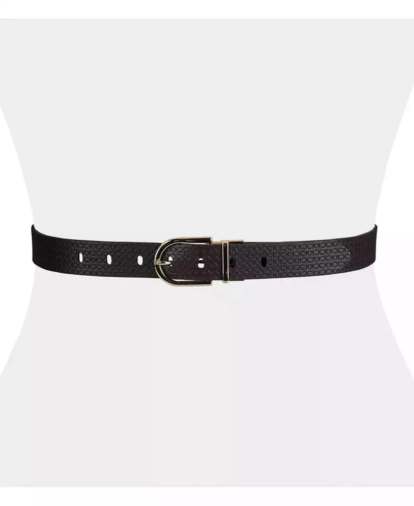 Calvin Klein Women's Embossed Casual Reversible Belt 2