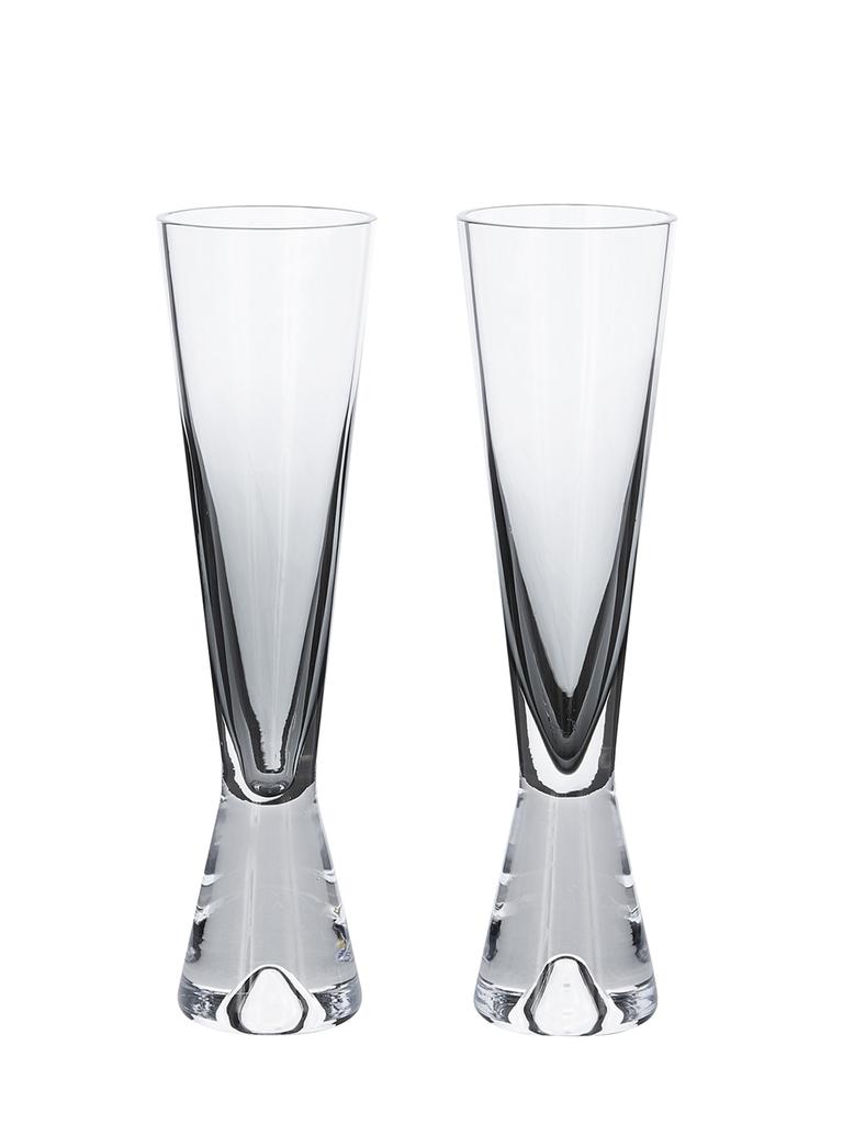 TOM DIXON Set Of 2 Tank Champagne Glasses