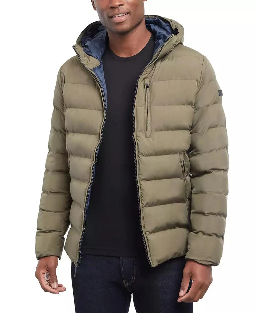 Michael Kors Men's Hooded Puffer Jacket, Created For Macy's 1