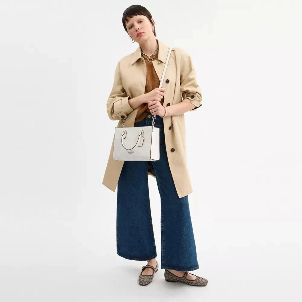 Coach Maggie Small Tote Bag In Signature Canvas 2