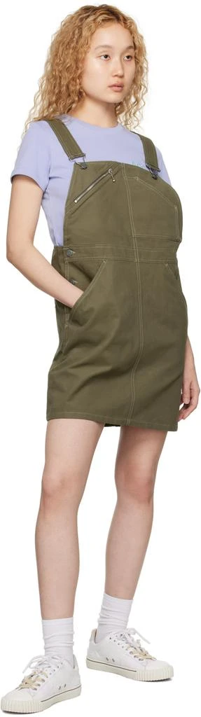 A.P.C. Khaki Paola Minidress 4