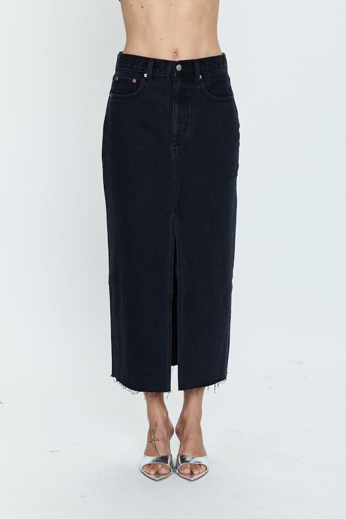 Pistola Denim Alice Midi Skirt - Underground