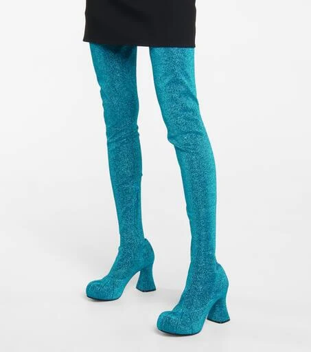 Stella McCartney Groove Lurex® over-the-knee boots 4