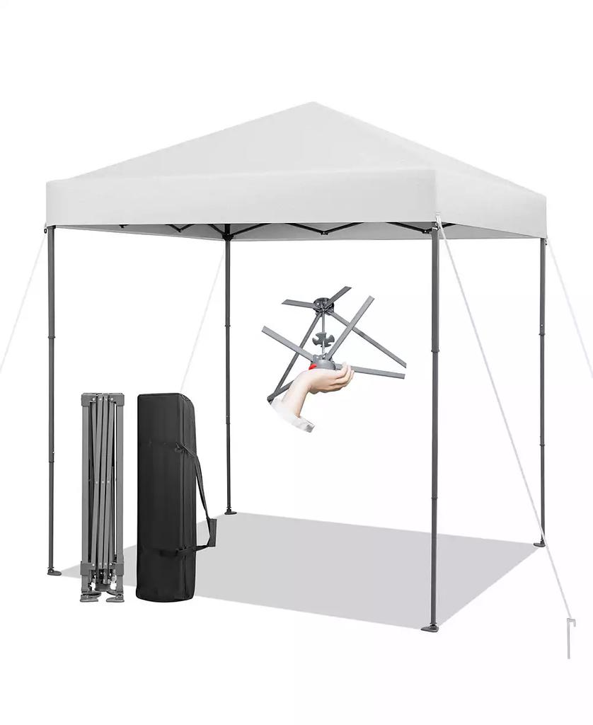 Mecale 6.6 x 6.6 Feet Outdoor Pop-up Canopy Tent with UPF 50+ Sun Protection