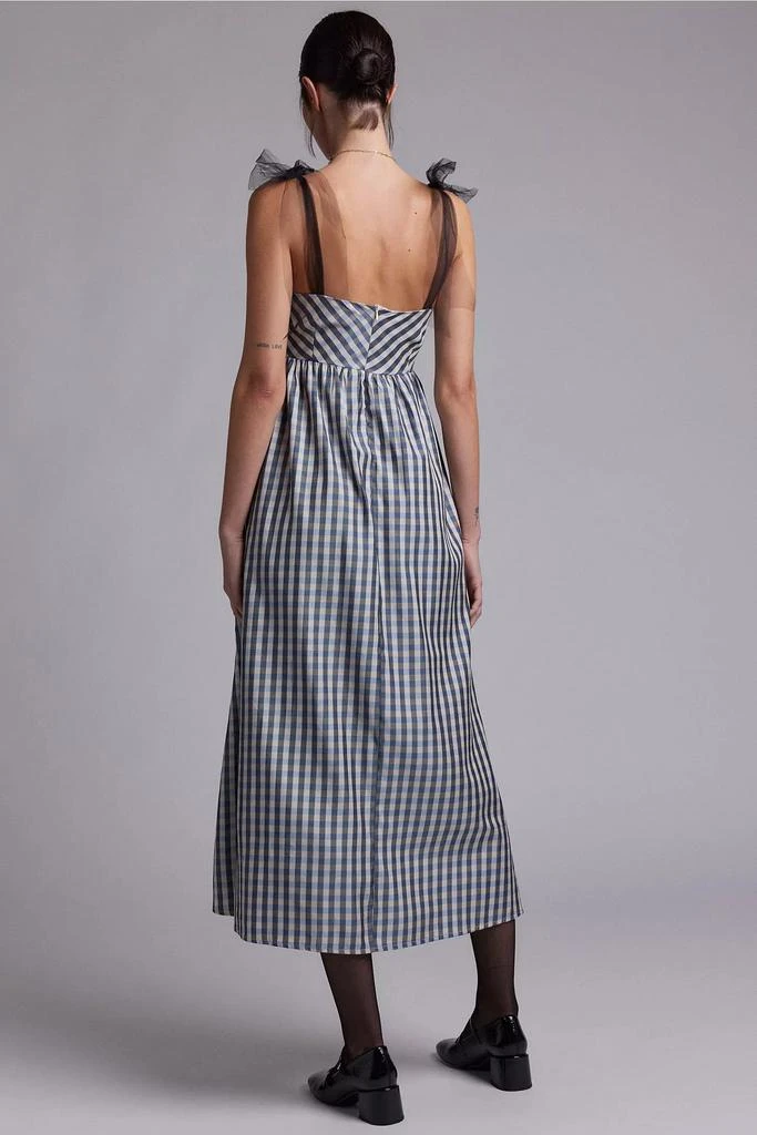 Sister Jane Sister Jane Cindy Check Bow Strap Midi Dress 4