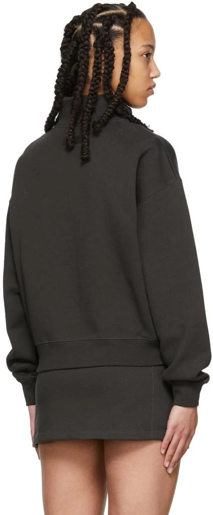 Fear of God ESSENTIALS Black 1/2 Zip Pullover Sweatshirt 3