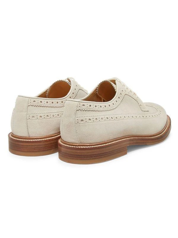 Brunello Cucinelli Suede Brogue Shoes 3