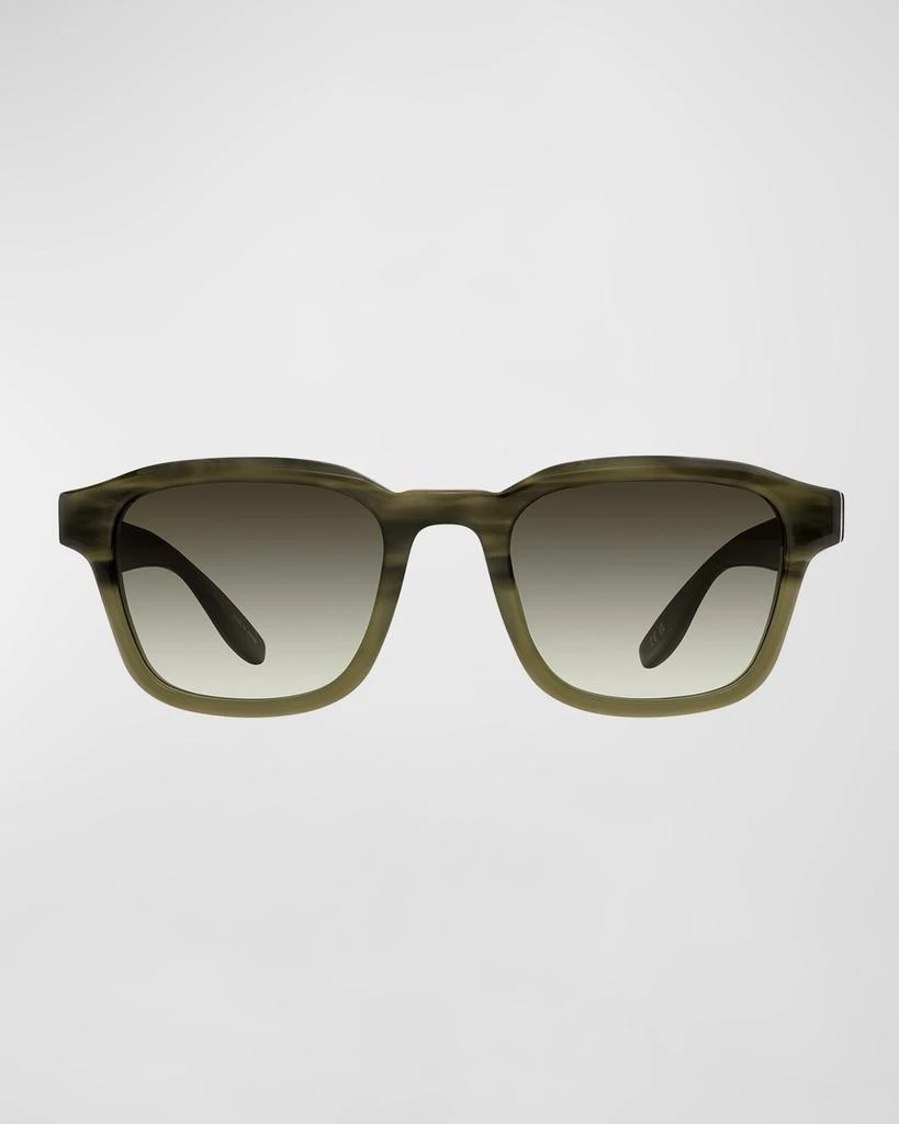 Barton Perreira Men's Winton Acetate Square Sunglasses 3