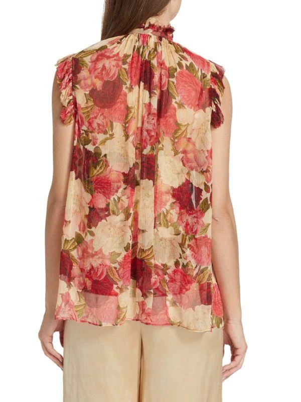 Zimmermann Wonderland Floral Silk Top 2