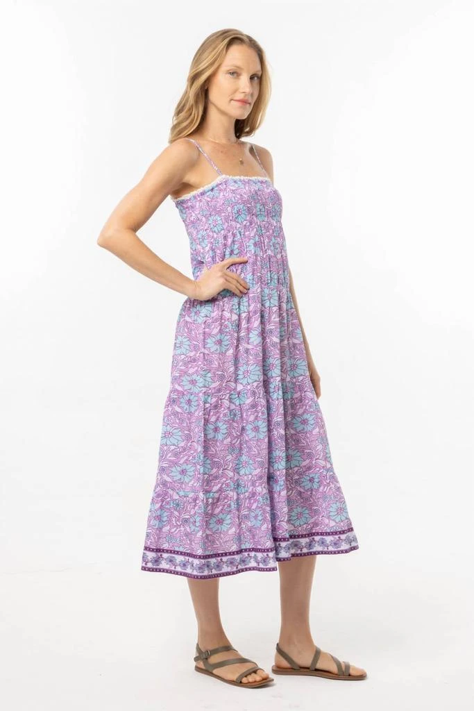 chinese dress ladies Andrea Dress | Blue Orange | Summer 25 main image 0