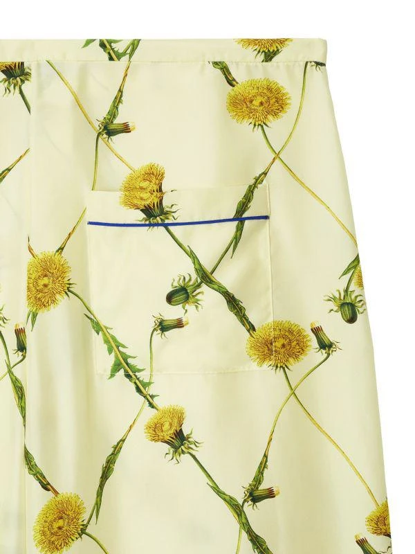 Burberry Daffodil Silk Drawstring Pants 2