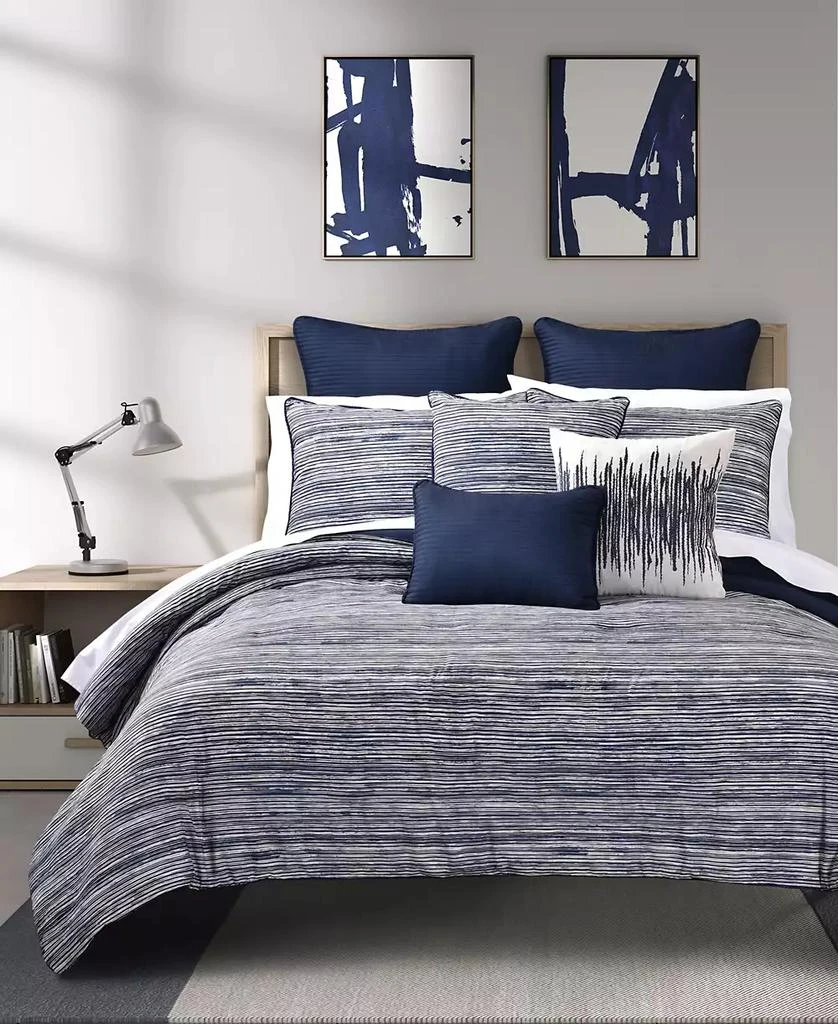 Royal Court Dalton Sleek Stripe 3-Pc. Comforter Set