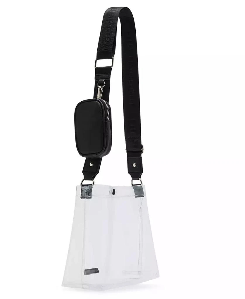 Madden Girl Maeve Clear Vinyl Small Crossbody Bag 4