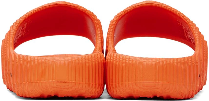 Adidas Orange Adilette 22 Slides 2