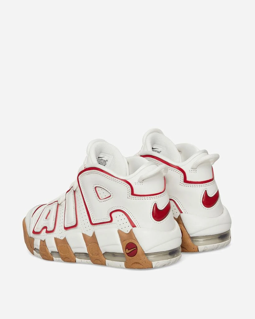 NIKE Women's Air More Uptempo Sneakers Phantom / Gym Red 5