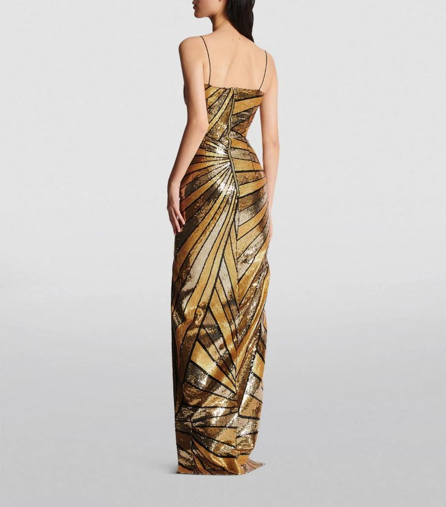 green emerald velvet dress BALMAIN (RARE) Dress Size: No size tags, fits like XS main image 1