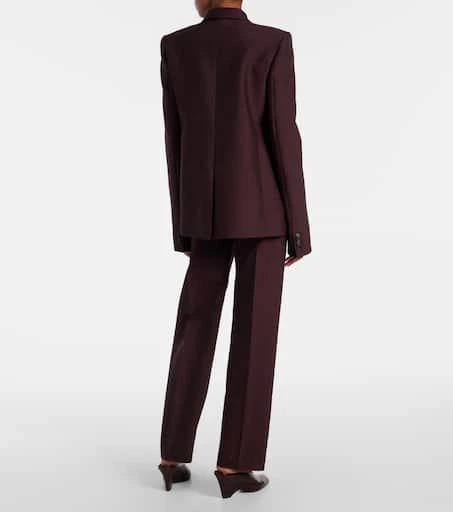 Khaite Silvannah wool and silk blazer 3