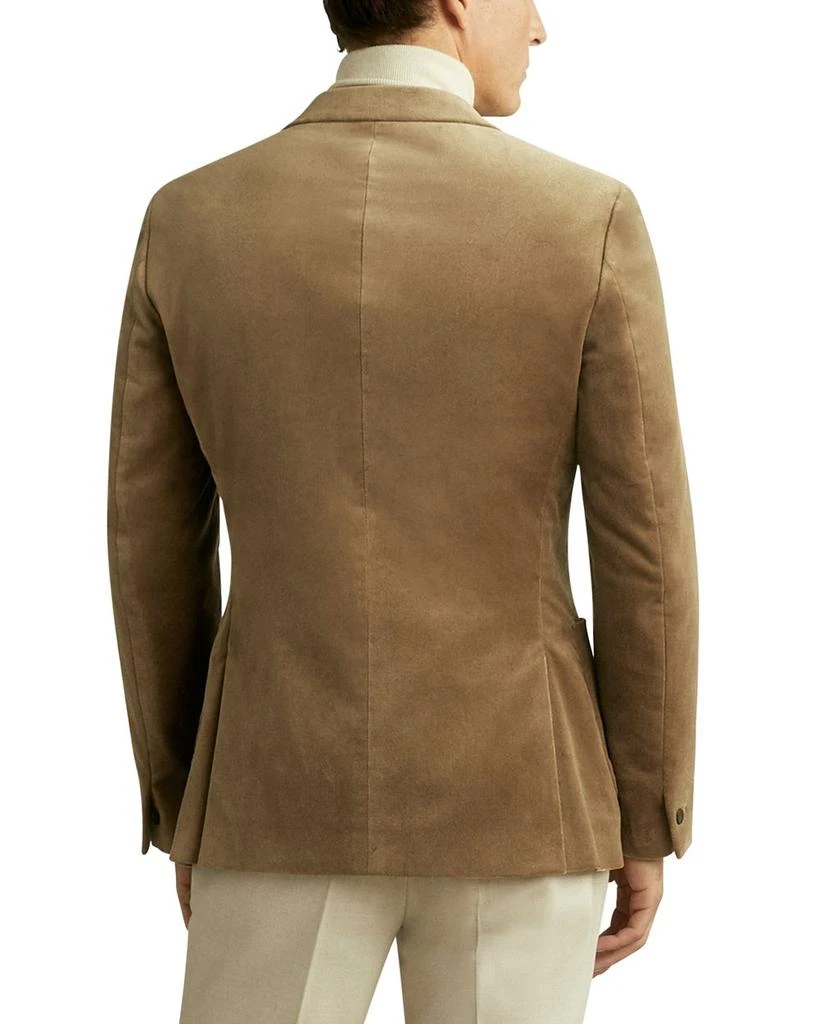 REISS Royale Velvet Regular Fit Double Breasted Peak Lapel Blazer 3