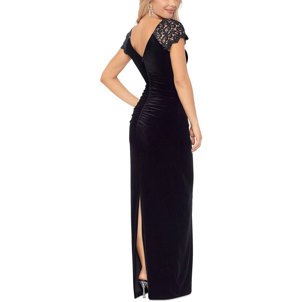X by Xscape Womens Double V-Neck Long Evening Dress 2