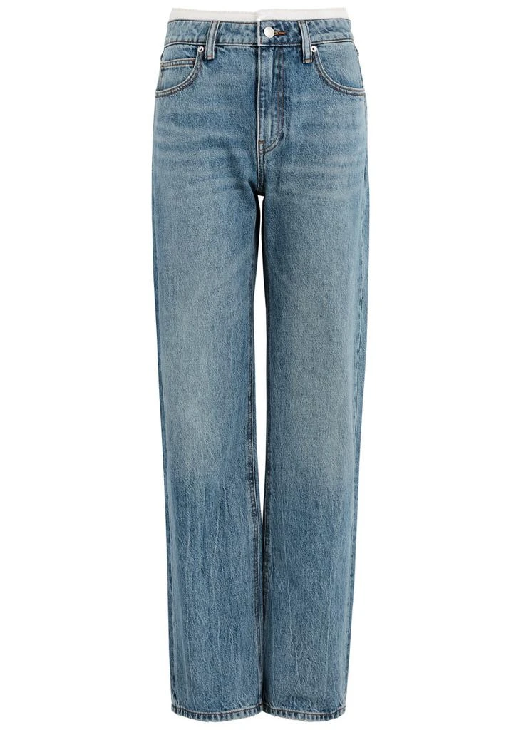 Alexander Wang Underwear-effect straight-leg jeans 1