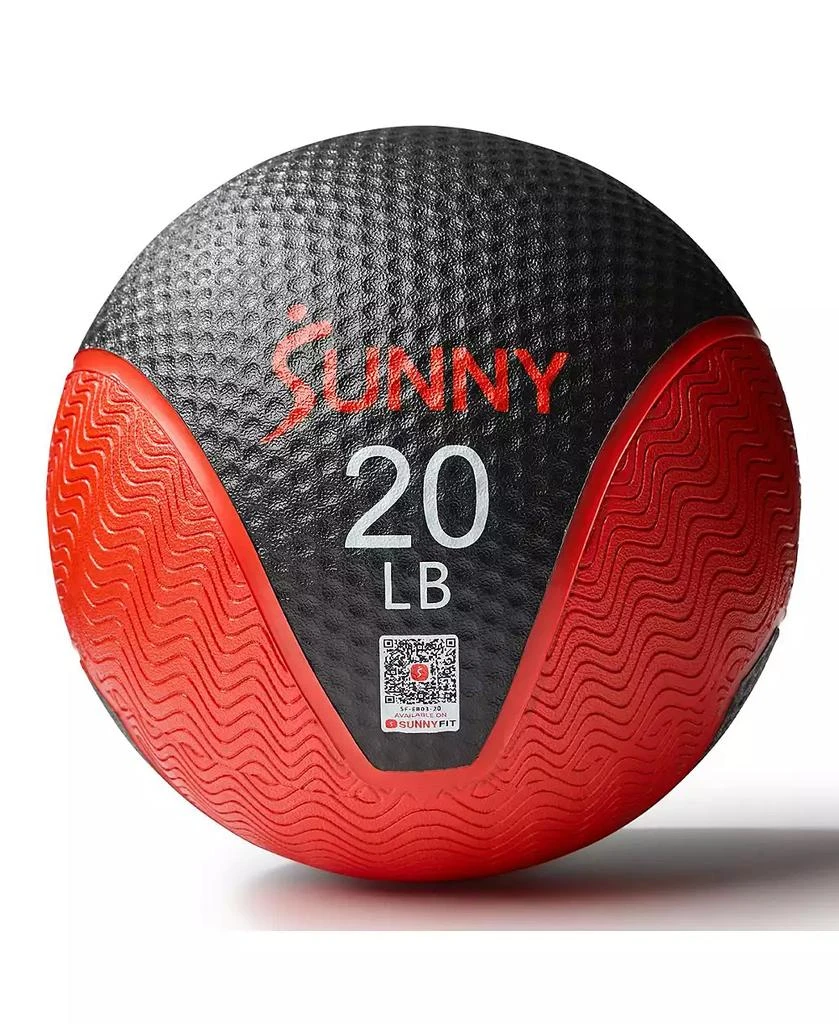 Sunny Health
Fitness Medicine Ball 20LBS, Non-Slip Grip 1