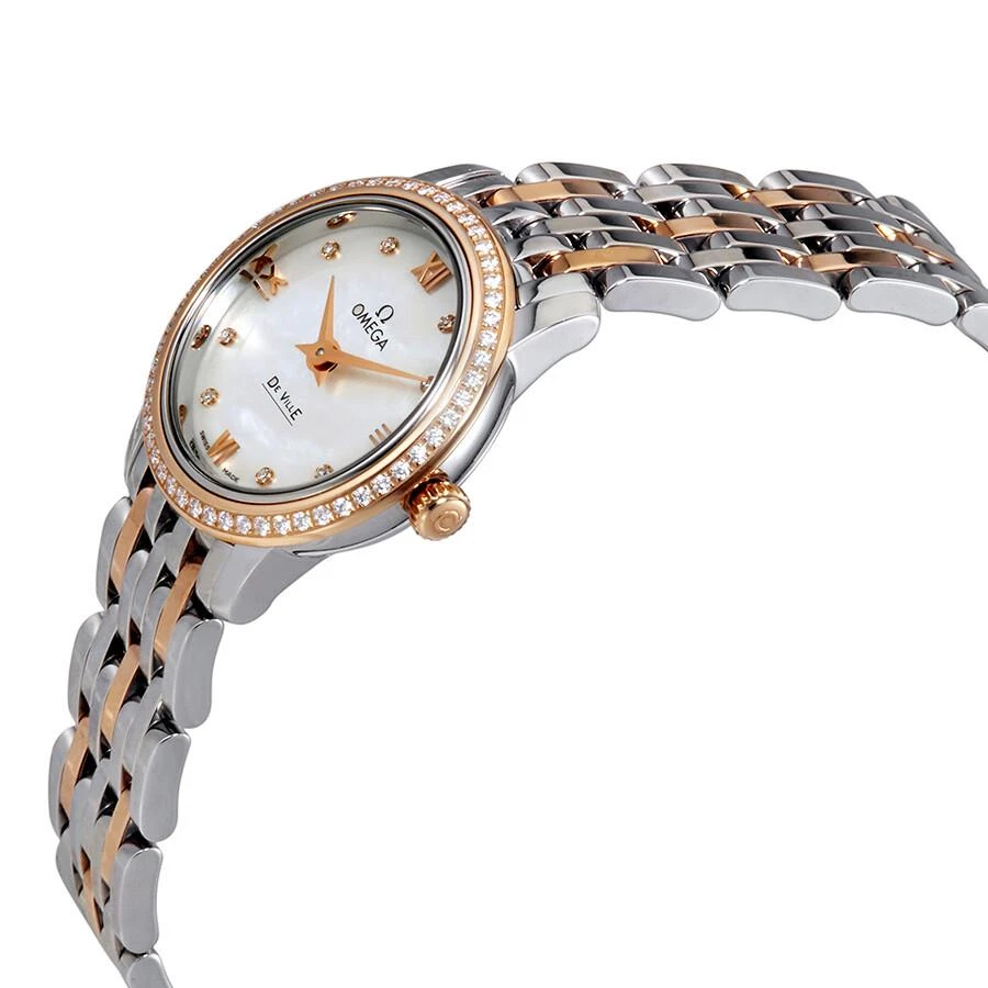 Omega De Ville Prestige Mother of Pearl Dial Ladies Watch 424.25.24.60.55.002 1