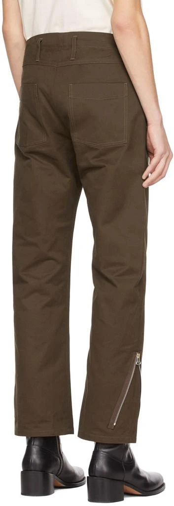 3MAN Khaki Cotton Trousers 3