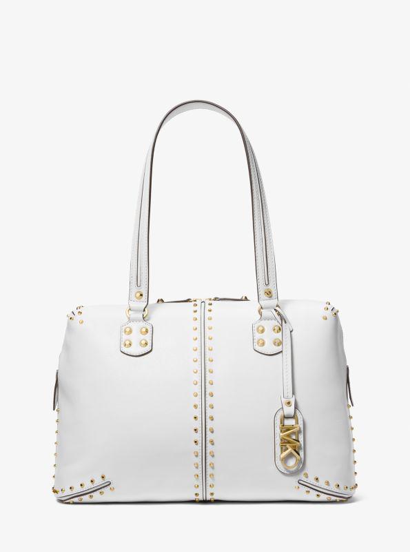 michael_kors Astor Large Studded Leather Tote Bag