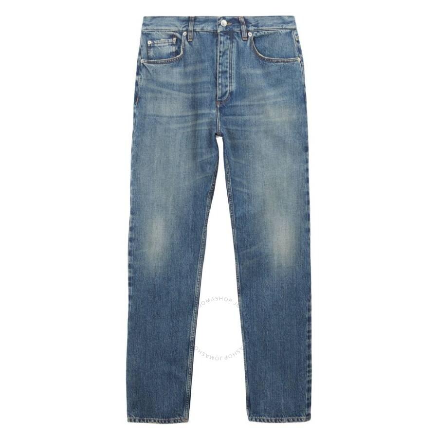 Burberry Japanese Denim Washed Straight-Leg Jeans