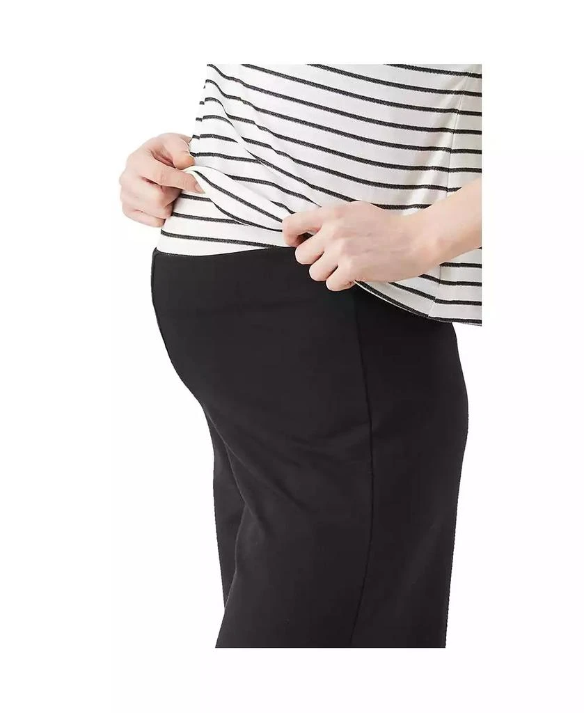 Ripe Maternity Maternity Ripe Isha Wide Leg Pant Black 4