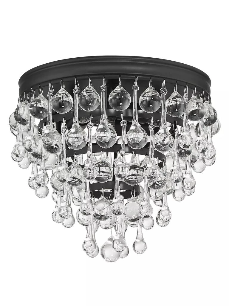 Crystorama Calypso 3-Light Matte Ceiling Mount 2