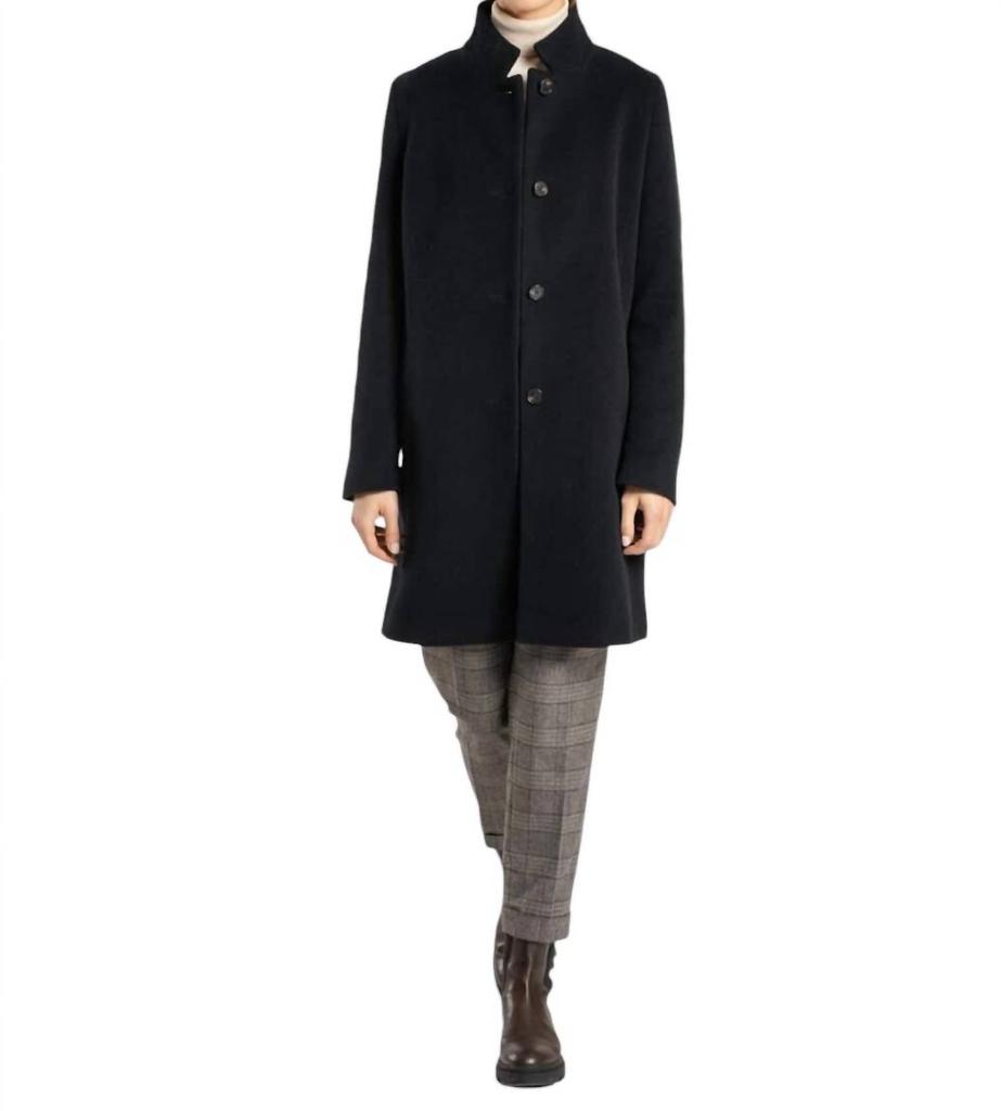 SCHNEIDERS Schneiders - Elina Velour Wool/Cashmere Coat