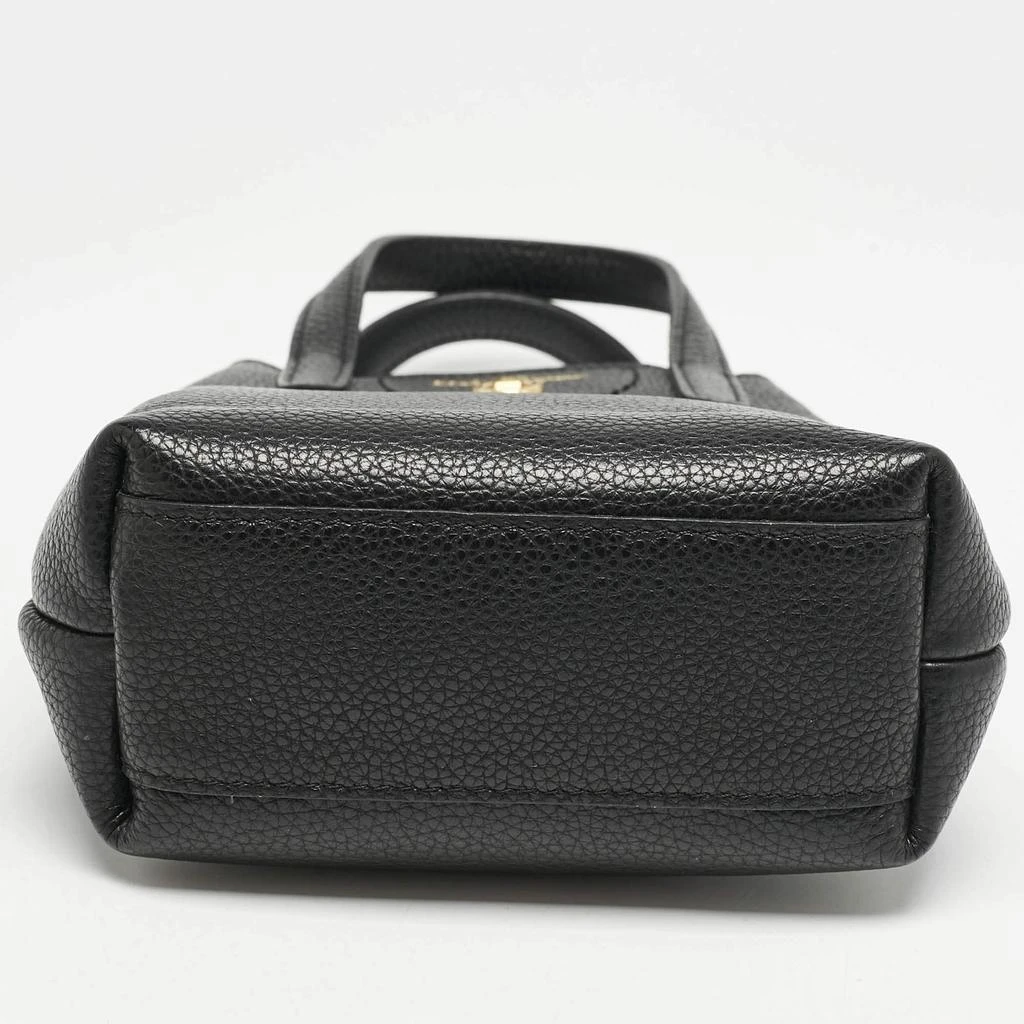 Salvatore Ferragamo Salvatore Ferragamo Black Leather Mini Travel Tote 6