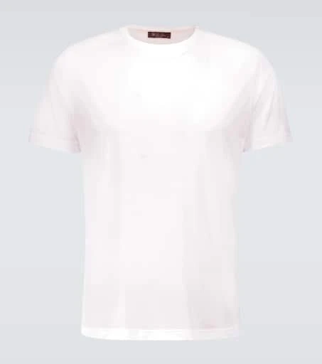 Shop Silk and cotton-blend T-shirt on Sale at BeyondStyle – Get
