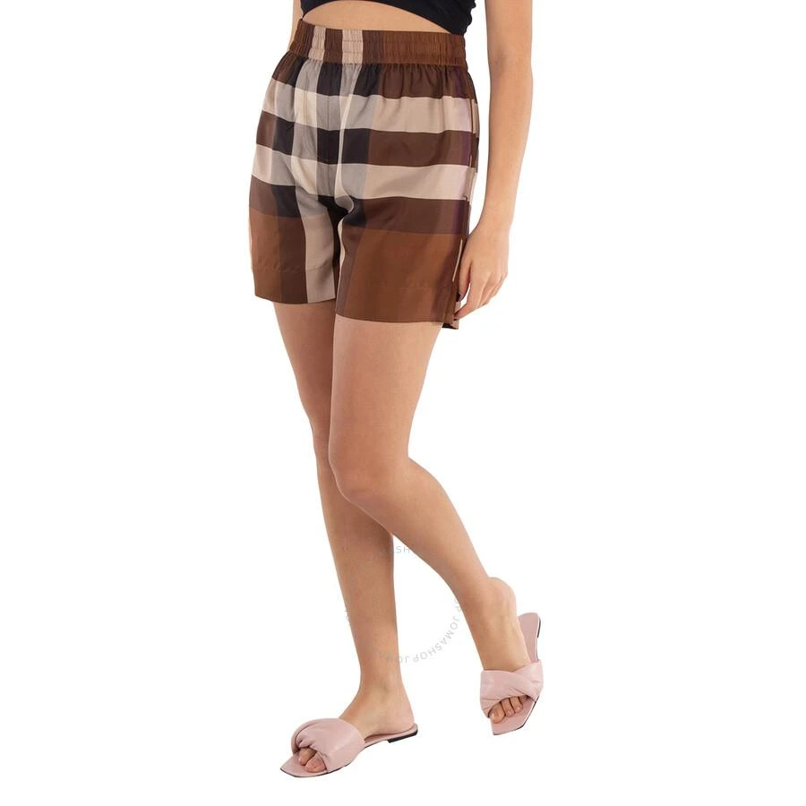 Burberry Tawney Check Silk Shorts 2