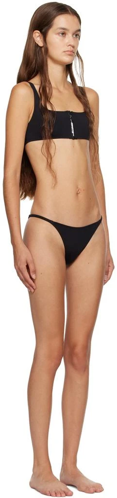 Off-White Black Zip Bikini 2