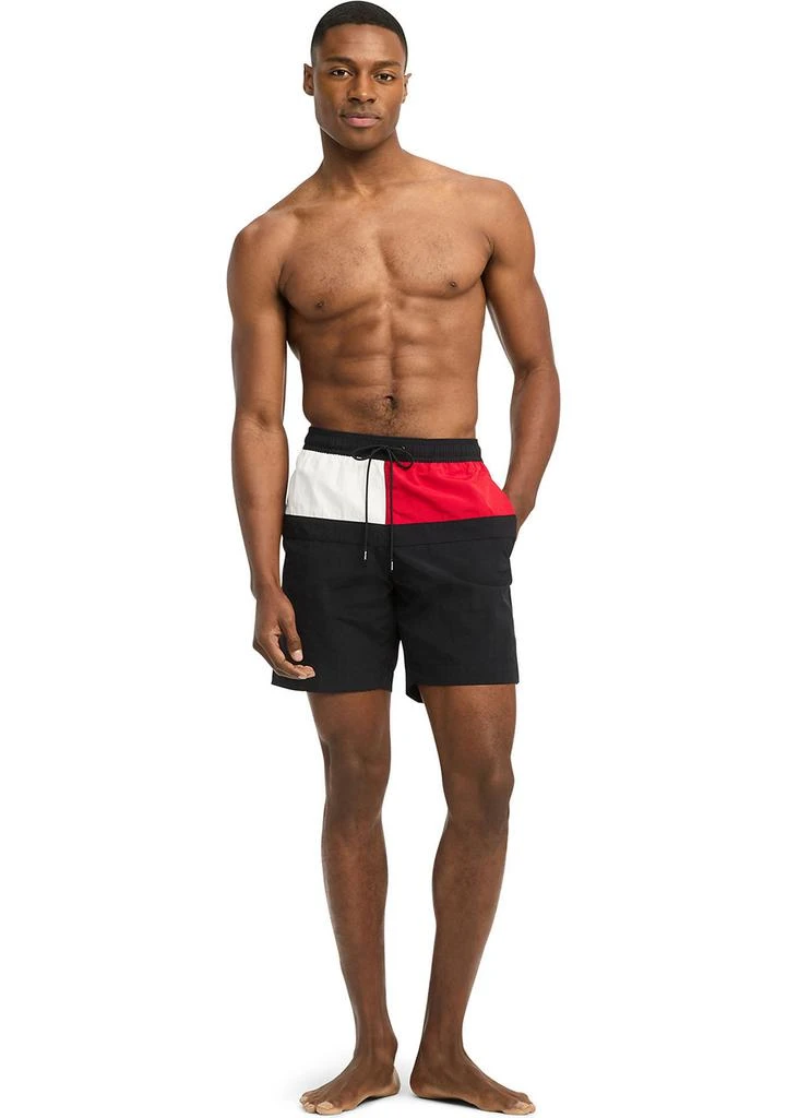 Tommy Hilfiger Drawstring Color Block Swim Trunks 3