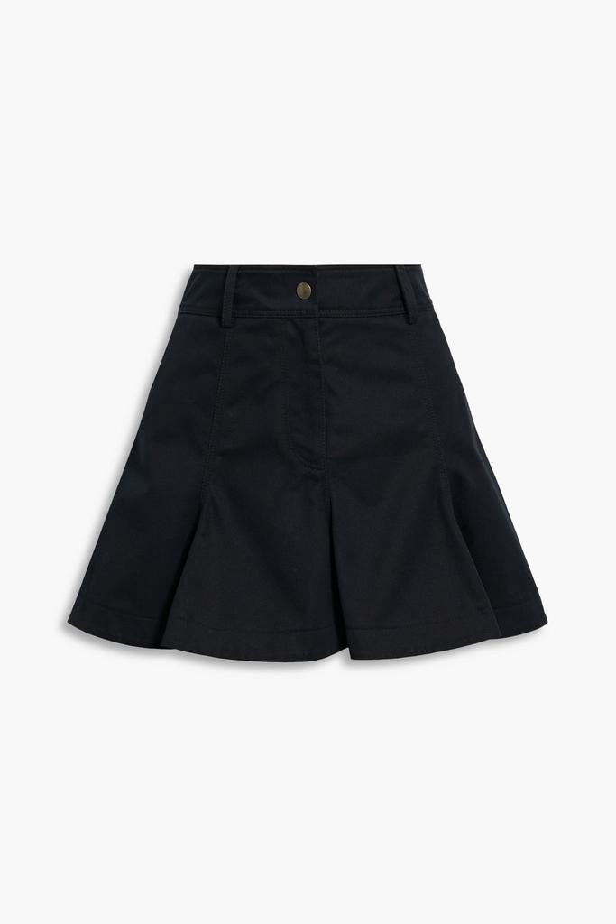 Shop Black skirt with ruffles on the sides on Sale at