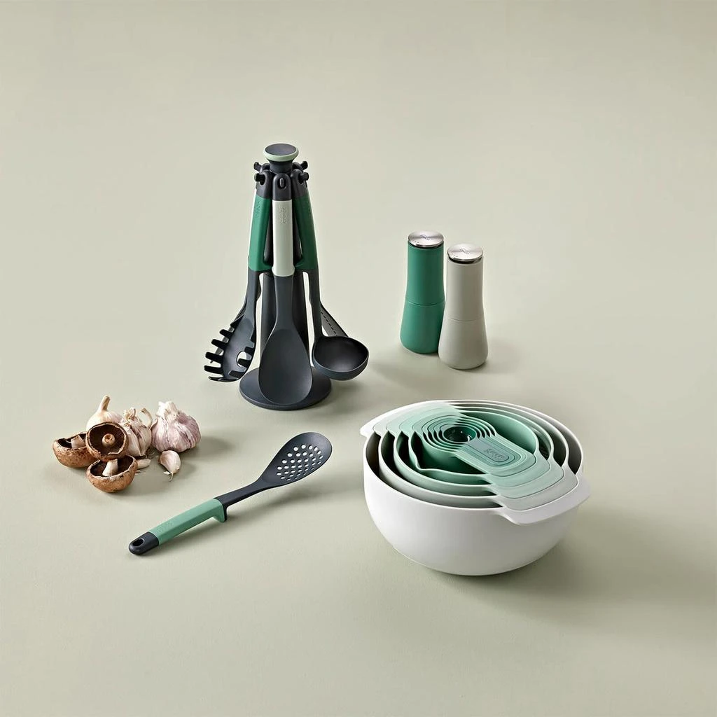 Joseph Joseph Joseph Joseph Editions - Nest 9-Piece Food Preparation Set - Sage 4