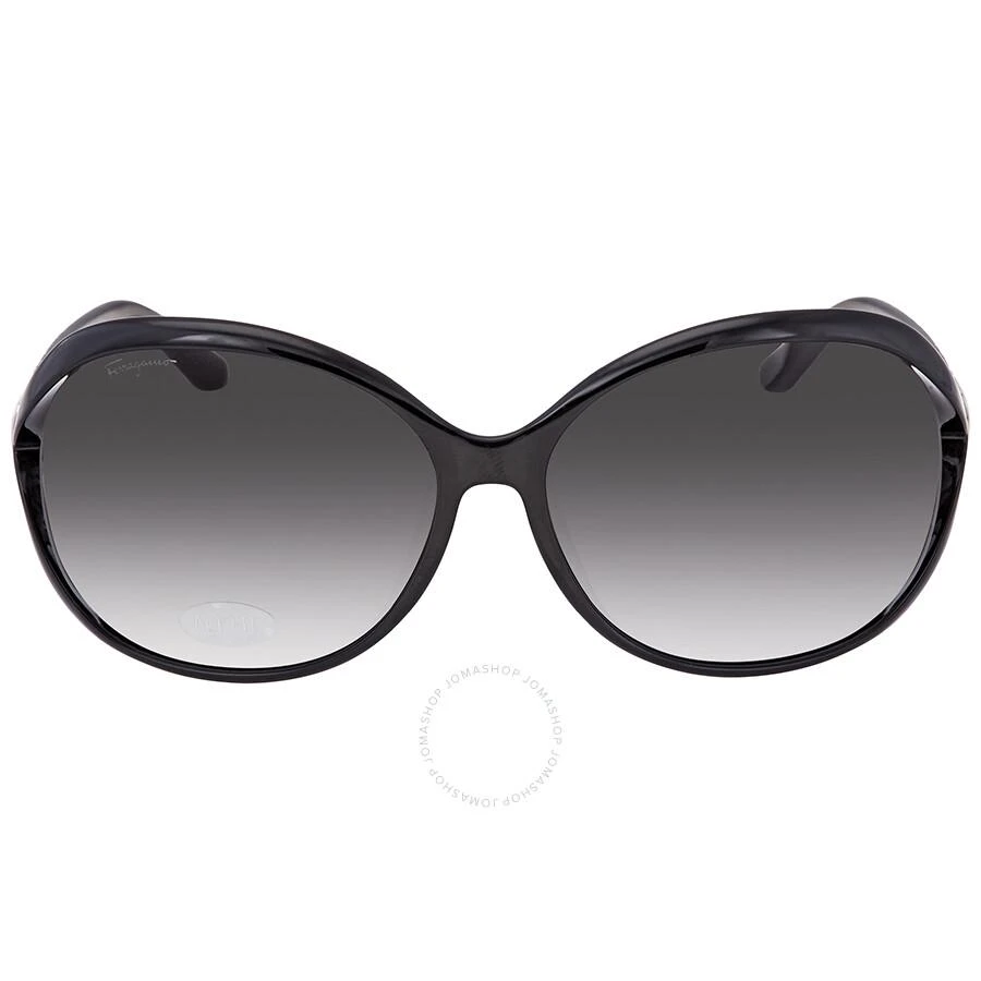 Salvatore Ferragamo Grey Oval Ladies Sunglasses SF770SA 001 61 1