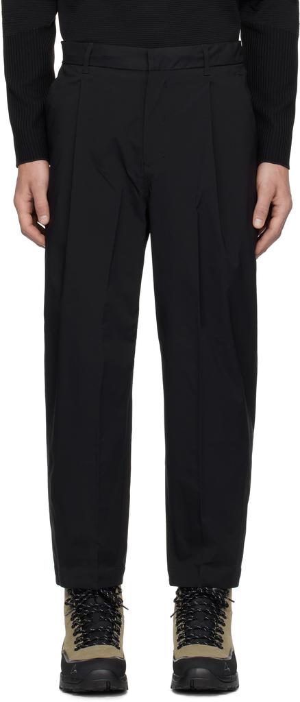 DESCENTE Black Primeflex Tapered Trousers